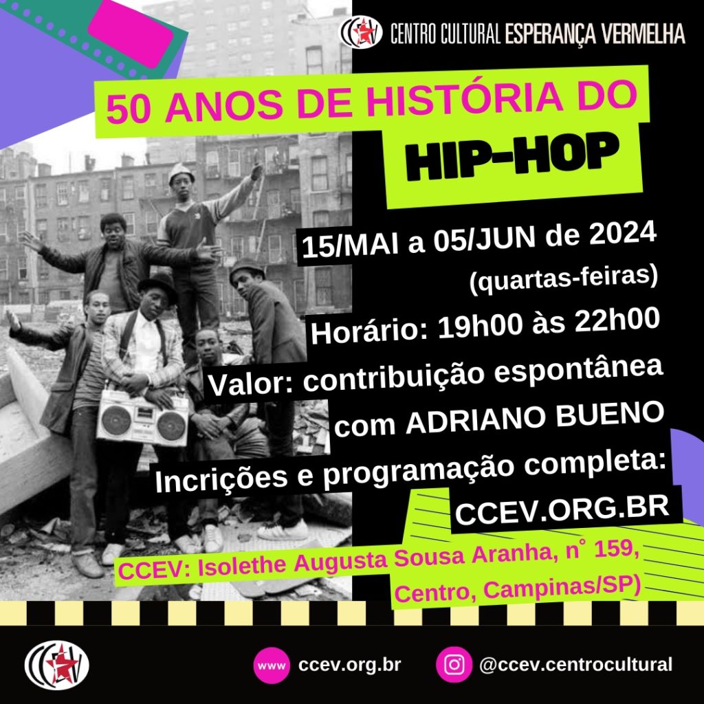 50 anos de história do HIP HOP CCEV