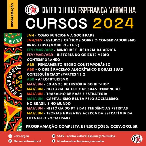 Cursos 2024 - Programação completa