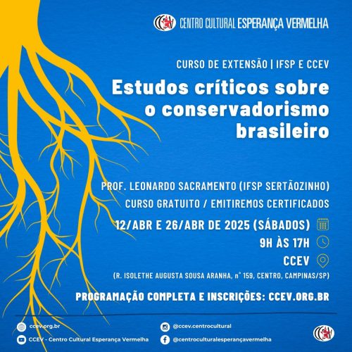 CURSO ESTUDOS CRÍTICOS SOBRE O CONSERVADORISMO BRASILEIRO