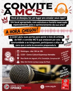 Convite a MC's
