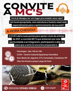 Convite a MC's